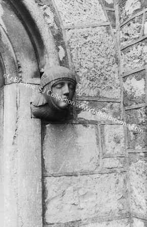 DETAILS OF ST.JOHN'S CHURCH FORMANLY S.J. HEADS ON S.W. DOORWAY